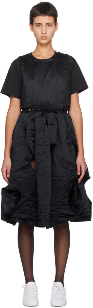 Black Comme des Garçons Black Cutout Midi Dress Cover