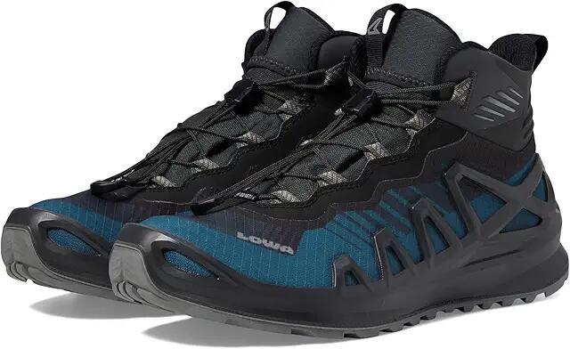 Lowa Merger GTX Mid (Steel Blue/Anthracite) Men's Shoes Cover