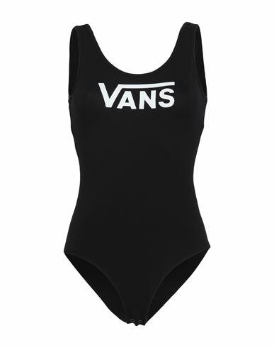 Vans Woman Tank top Black Cotton, Elastane Cover