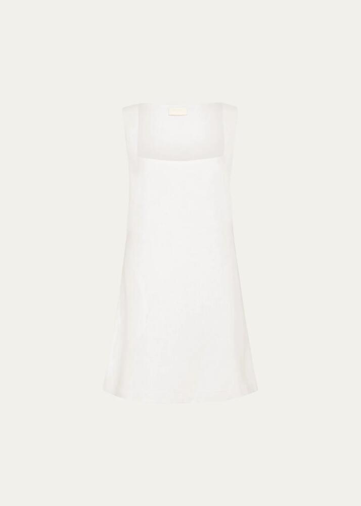 Posse Alice Sleeveless Linen Mini Dress Cover