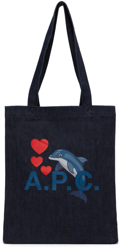 A.P.C. Indigo Lou Tote Cover