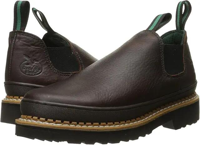 Georgia Boot GR262 Georgia Giant Romeo (Brown) Men's Slip on Shoes Cover