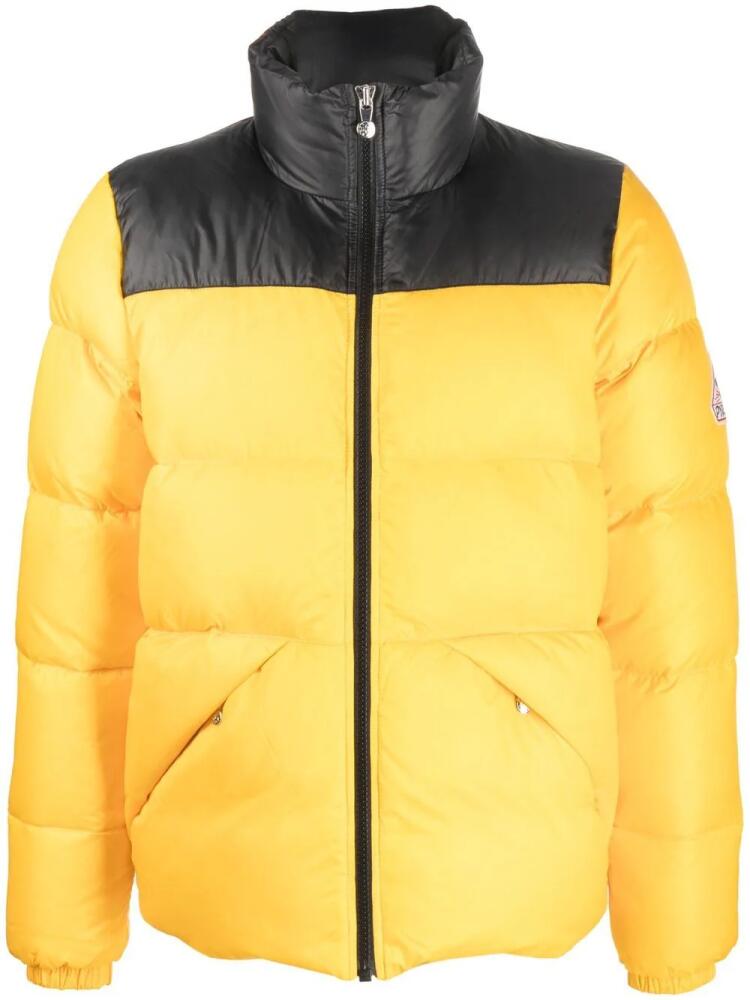 Pyrenex Radiant colour-block puffer jacket - Yellow Cover