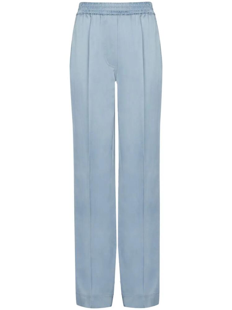 RTA elasticated-waist straight-leg trousers - Blue Cover