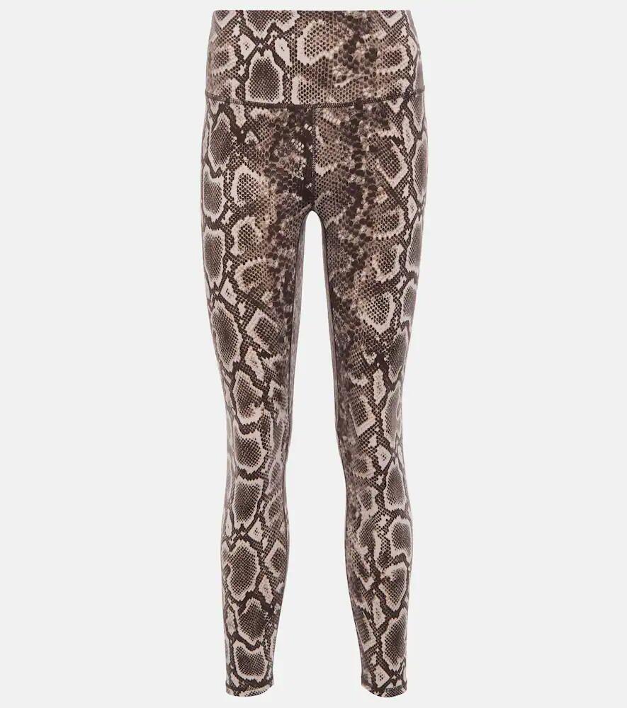 Varley Let's Go High snake-print leggings Cover