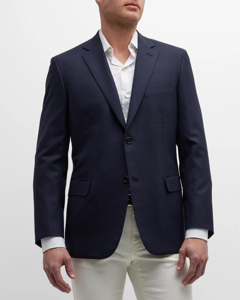 Brioni Men's Ravello Wool Two-Button Sport Coat Cover