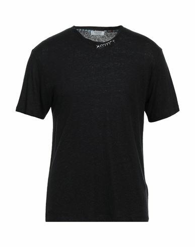 Sseinse Man T-shirt Steel grey Linen, Viscose Cover