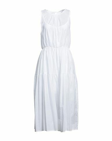 Patrizia Pepe Woman Midi dress White Cotton Cover