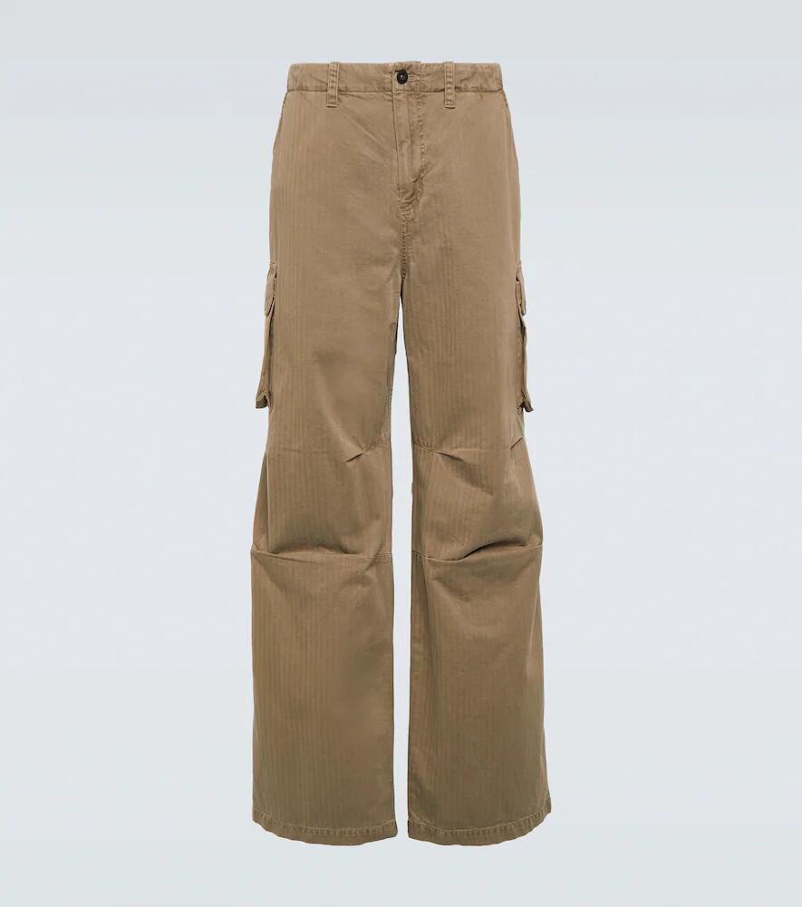 Our Legacy Mount herringbone cotton cargo pants Cover