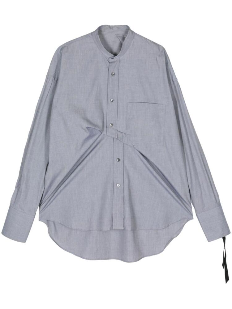 marina yee draped cotton shirt - Grey Cover