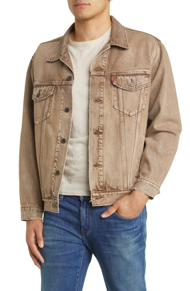 levi's Relaxed Fit Denim Trucker Jacket in The Woods Cover