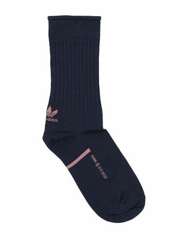 Oamc X Adidas Originals Woman Socks & Hosiery Midnight blue Cotton, Polyamide, Elastane Cover