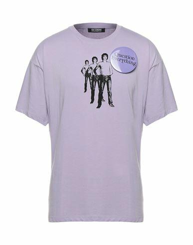 Raf Simons Man T-shirt Lilac Cotton Cover