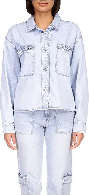 Sanctuary Cargo Cropped Boy Shirt (Holy Grail) Women's Clothing Cover