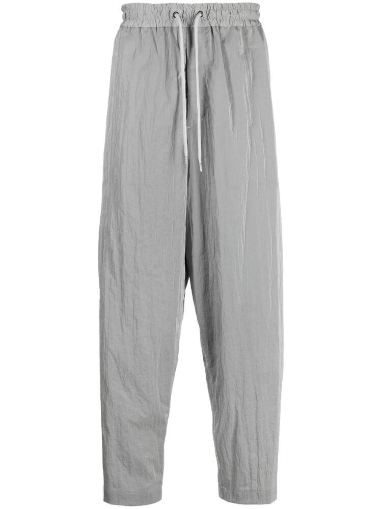 Fumito Ganryu drawstring-waistband track pants - Grey Cover