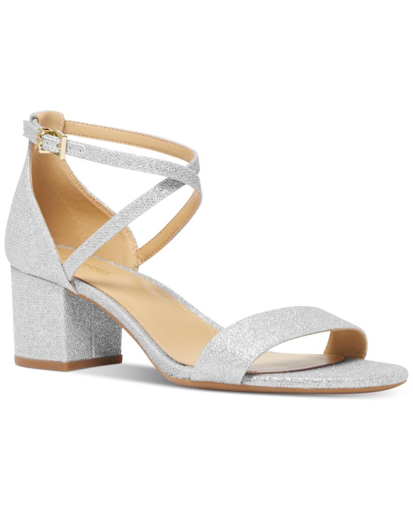 Michael Michael Kors Women's Serena Flex Dress Sandals - Light Silver Cover