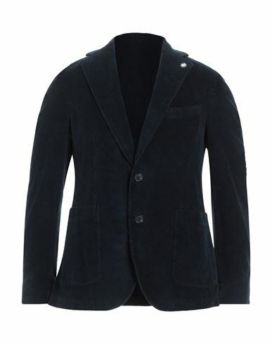 Manuel Ritz Man Blazer Midnight blue Cotton, Elastane Cover