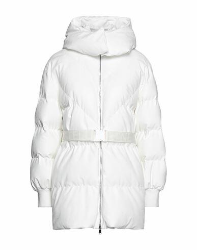 Stella Mccartney Woman Puffer White Viscose, Polyurethane, Wool, Polyamide, Elastane Cover