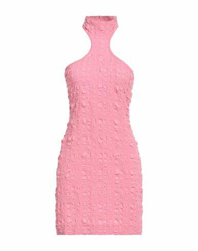 Nanushka Woman Mini dress Pink Recycled polyester, Polyamide, Elastane Cover