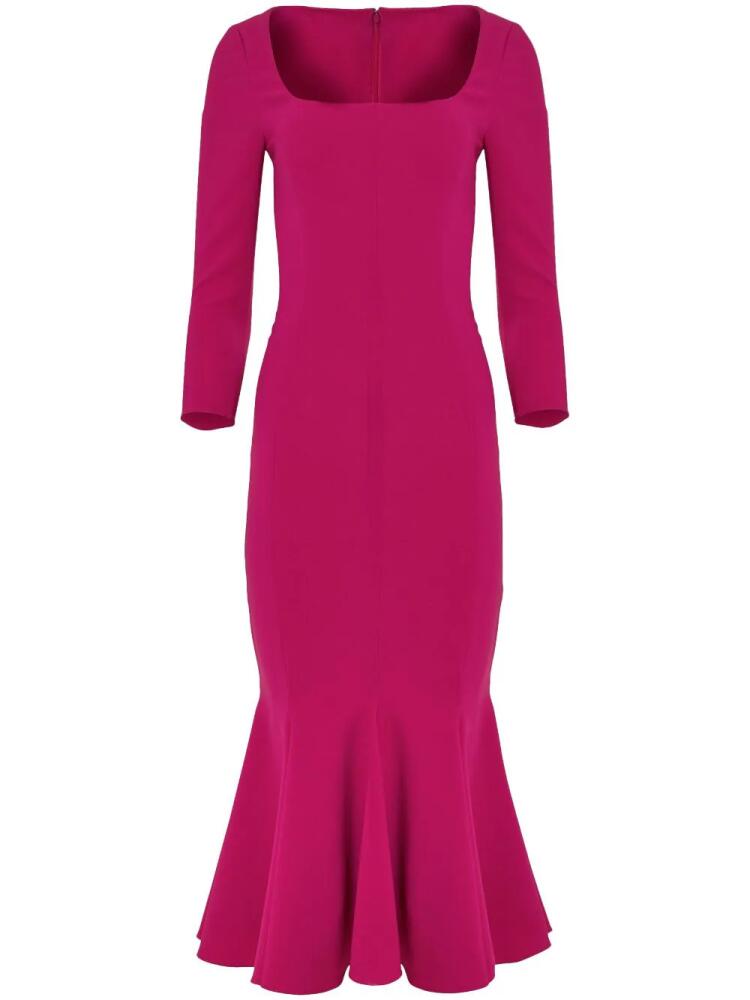 Carolina Herrera peplum midi dress - Pink Cover