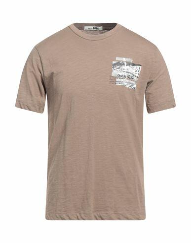 Dooa Man T-shirt Khaki Cotton Cover