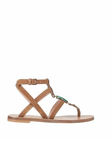 Alberta Ferretti Woman Thong sandal Beige Soft Leather Cover