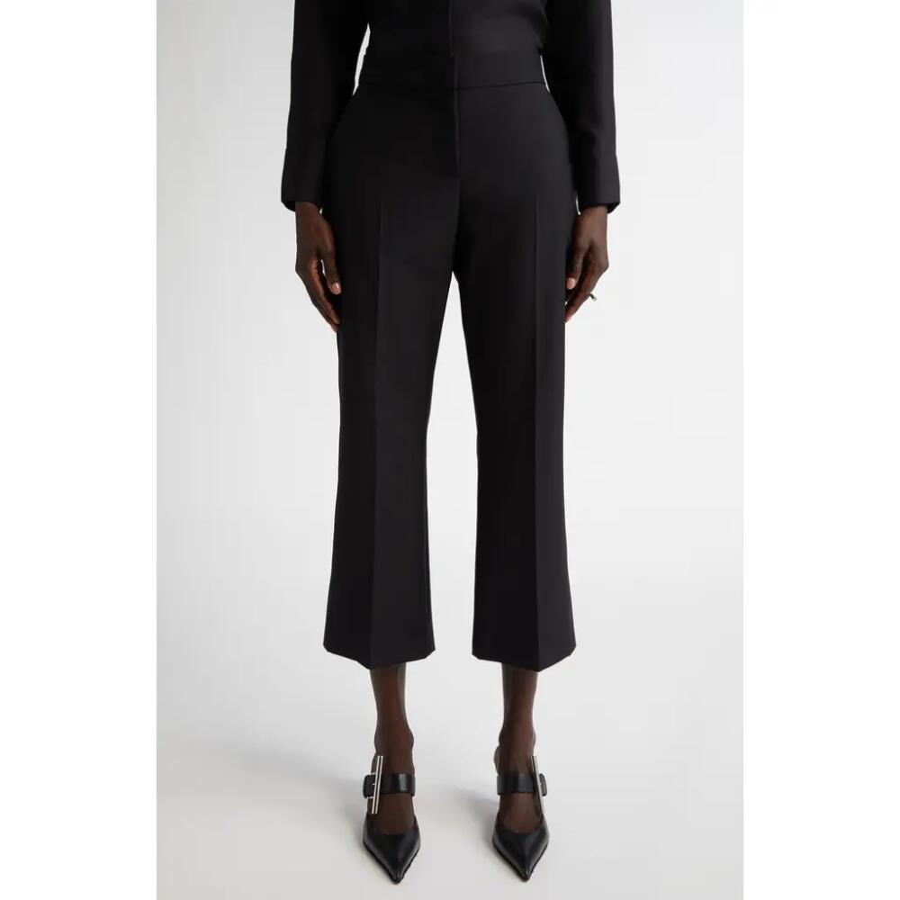 Alexander McQueen Wool Flare Pants in Black Cover