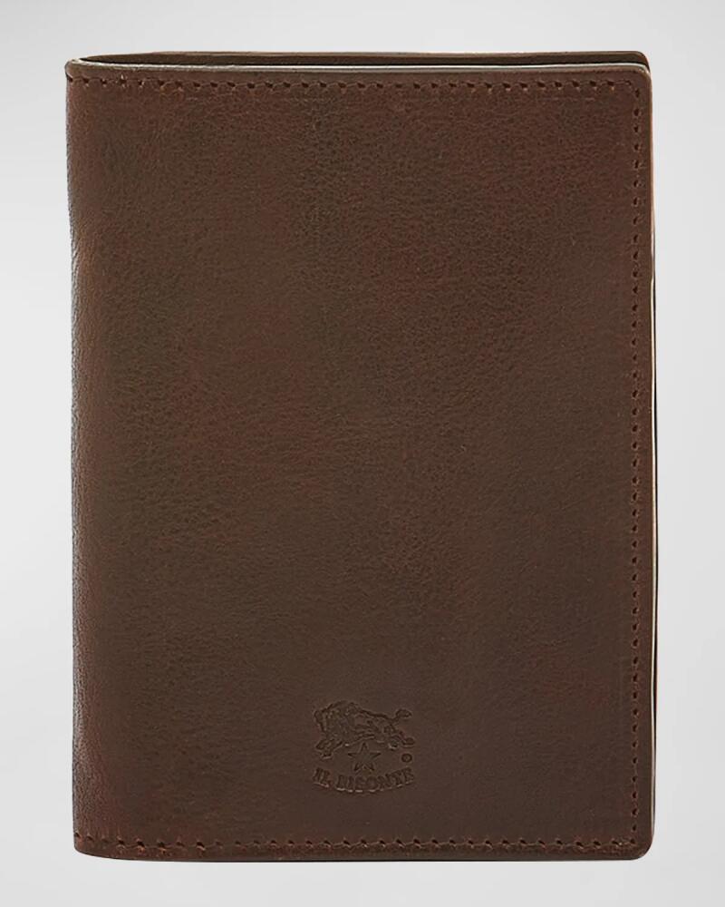 Il Bisonte Men's Cestello Medium Vertical Bifold Wallet Cover