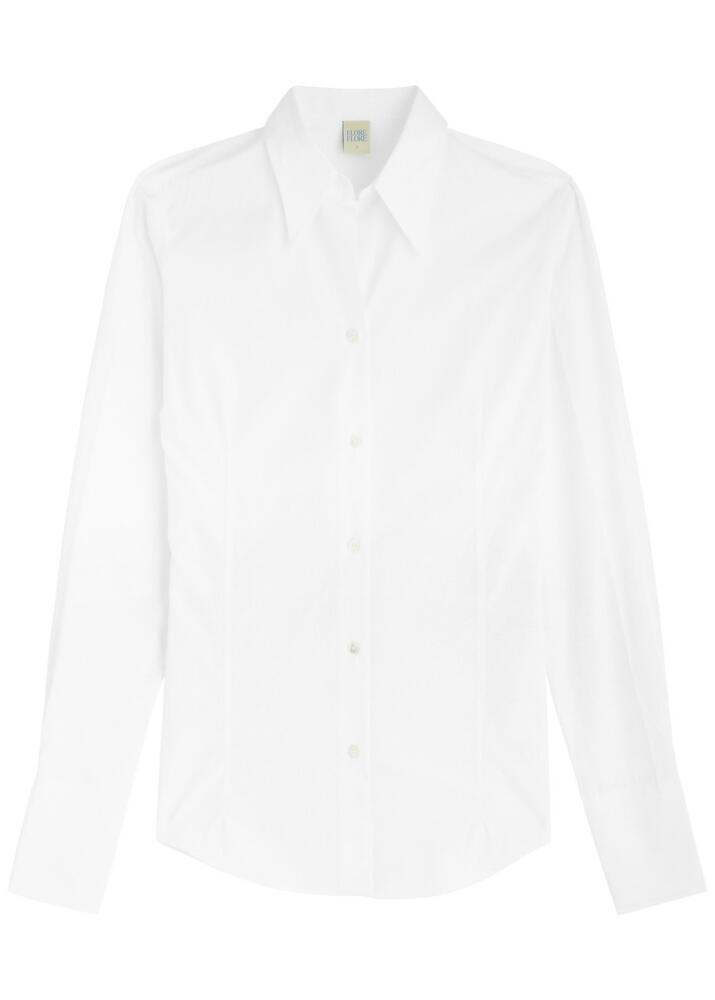 Flore Flore Giulia Cotton Shirt - White Cover