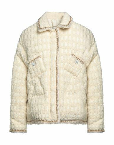 Khrisjoy Woman Puffer Cream Wool, Polyamide, Polyester Cover