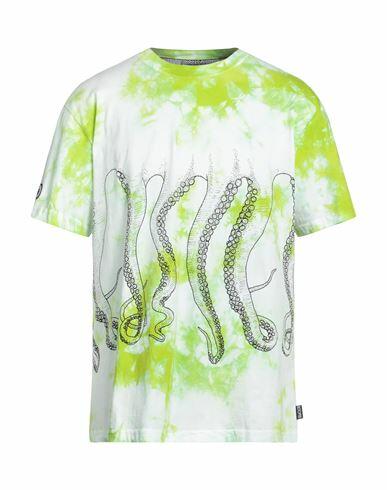 Octopus Man T-shirt Acid green Cotton Cover