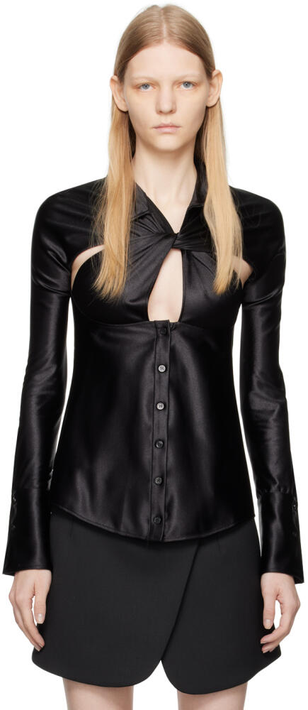 Coperni Black Cutout Shirt Cover