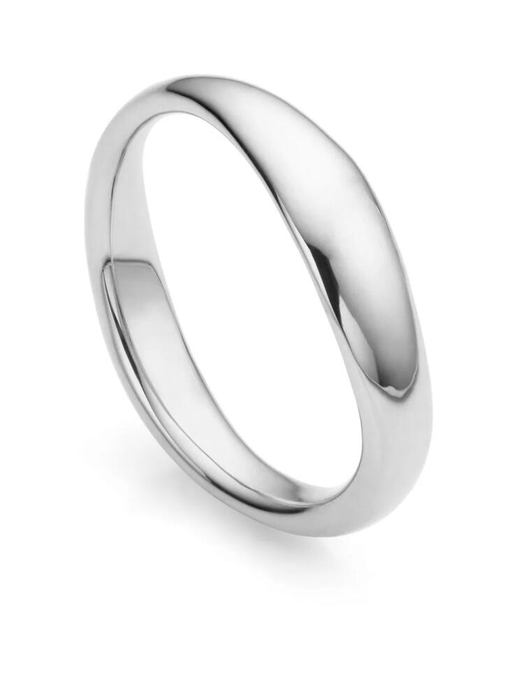 Monica Vinader Nura reef stacking ring - Silver Cover