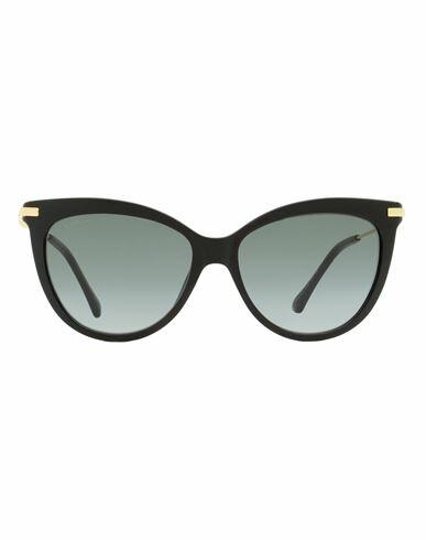 Jimmy Choo Jimmy Choo Cat Eye Tinsley /g Sunglasses Woman Sunglasses Black Acetate, Metal Cover