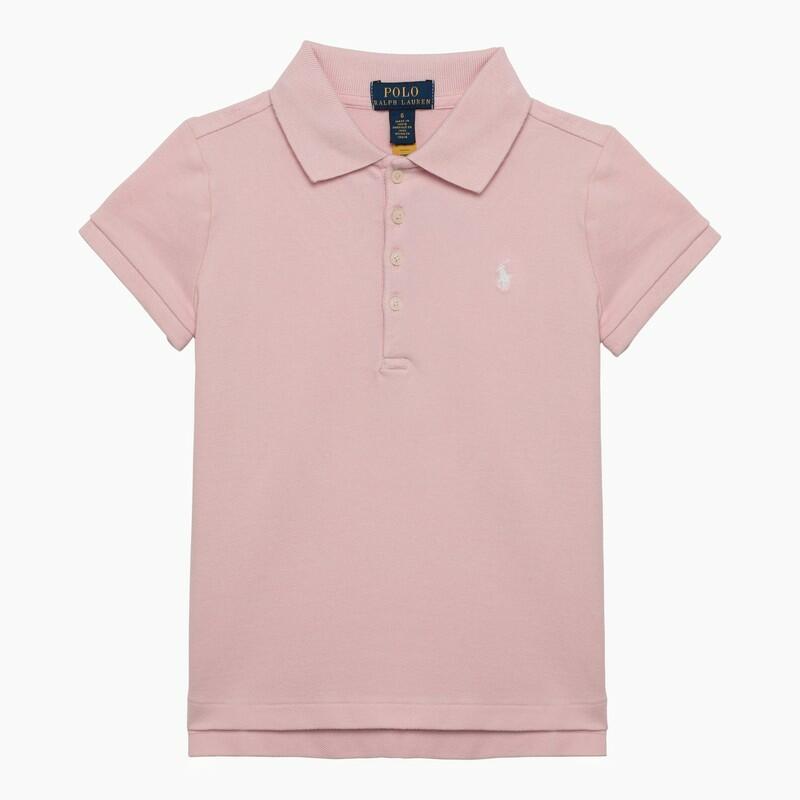 Polo Ralph Lauren Pink cotton polo shirt with logo Cover