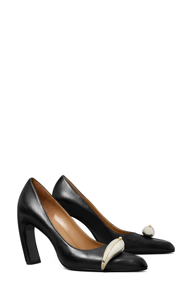 Tory Burch Pierced XL Pump in Perfect Black Cover