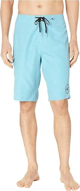 O'Neill Santa Cruz Solid 2.0 Boardshorts (Cyan 1) Men's Swimwear Cover