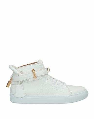 Buscemi Man Sneakers White Soft Leather Cover