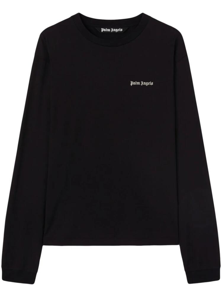 Palm Angels logo-print sweatshirt - Black Cover