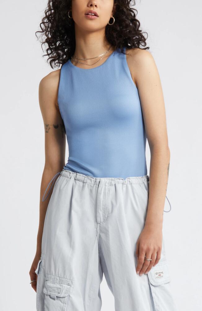 BP. Butter Tank Bodysuit in Blue Topsail Cover