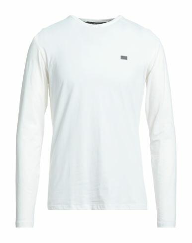 Yes Zee By Essenza Man T-shirt White Cotton, Elastane Cover