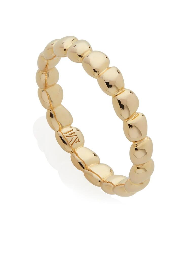 Monica Vinader Nura teardrop eternity ring - Gold Cover