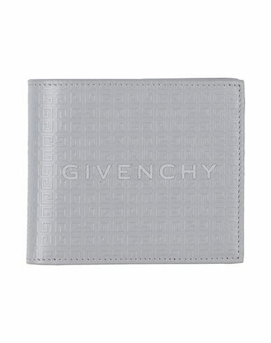 Givenchy Man Wallet Grey Calfskin Cover