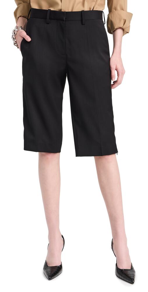 Helmut Lang Flat Front Shorts Black Cover