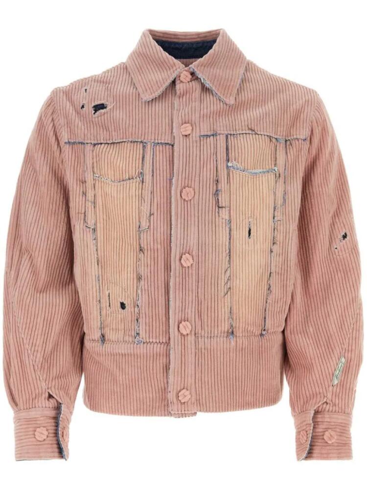 Ader Error corduroy jacket - Pink Cover