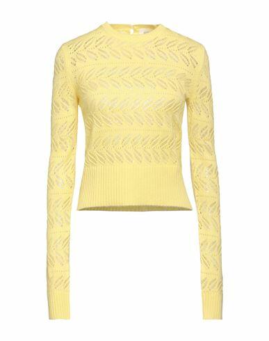 Sportmax Woman Sweater Yellow Wool, Cashmere Cover