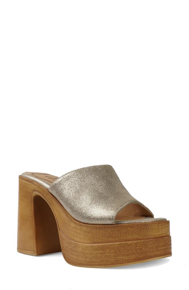 Candie's Brizol Platform Sandal in Gold Cover