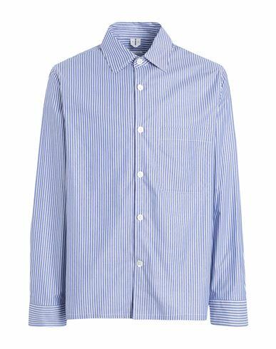 Arket Man Shirt Blue Cotton Cover