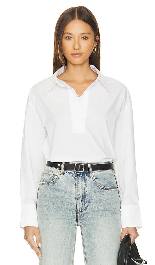 Rue Sophie Brooke Shirt in White Cover