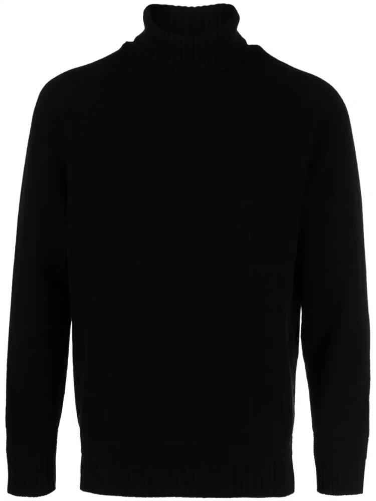 Ten C roll-neck wool jumper - Black Cover